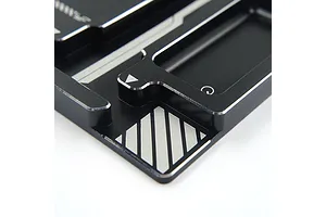 Yeah Racing Aluminium 1/10 Set-Up System Tray - Black image 108888