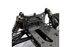 Yeah Racing Graphite Front and Rear Shock Towers 2Pcs image 2