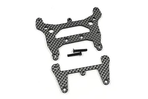 Yeah Racing Graphite Front and Rear Shock Towers 2Pcs