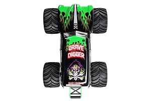 Losi LMT Grave Digger Edition RC Monster Truck Electric Brushless 4WD 1/8 Scale RTR - Green image 109229