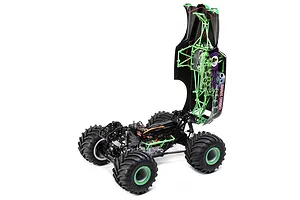Losi LMT Grave Digger Edition RC Monster Truck Electric Brushless 4WD 1/8 Scale RTR - Green image 109231