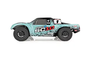 Team Associated SC10 Pro2 RC Short Course Truck Electric Brushless 2WD 1/10 Scale RTR - General Tire Teal image 109286
