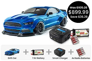 MST RMX 2.5 LBMT RC Drift Car Electric Brushless RWD 1/10 Scale RTR - Performance Pack image 109436