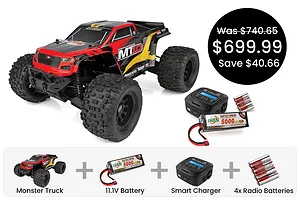 Team Associated MT10 Rival V2 RC Electric Brushless 4WD 1/10 Scale RTR - Performance Pack image 109443