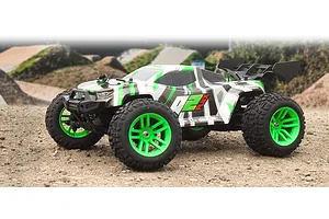 Maverick Quantum2 XT Flux RC Stadium Truck Electric Brushless 4WD 1/10 Scale RTR - Green image 109456