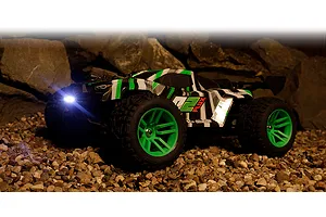 Maverick Quantum2 XT Flux RC Stadium Truck Electric Brushless 4WD 1/10 Scale RTR - Green image 109458