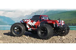 Maverick Quantum2 MT Flux RC Stadium Truck Electric Brushless 4WD 1/10 Scale RTR - Red image 109464