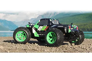 Maverick Quantum2 MT Flux RC Stadium Truck Electric Brushless 4WD 1/10 Scale RTR - Green image 109472