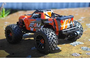 Maverick Atom RC Monster Truck Electric 4WD 1/18 Scale RTR - Orange image 109485