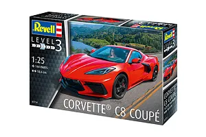 Revell 1/25 Corvette C8 Coupe Scaled Plastic Model Kit image 109497