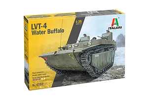 Italeri 1/35 LVT-4 Water Buffalo LVT Tracked Vehicle Scaled Plastic Model image 109803