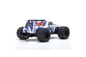 Kyosho Mad Wagon VE RC Monster Truck Electric Brushless 4WD 1/10 Scale RTR - Blue/White image 110116