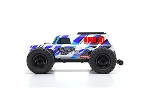 Kyosho Mad Wagon VE RC Monster Truck Electric Brushless 4WD 1/10 Scale RTR - Blue/White image 110117