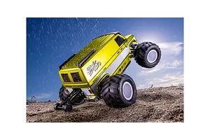 Kyosho Fazer Mk2 FZ02L Mad Van VE-BT RC Monster Truck Electric Brushless 4WD 1/10 Scale RTR - Yellow image 110125
