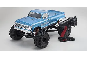 Kyosho Mad Crusher VE RC Monster Truck Electric Brushless 4WD 1/8 Scale RTR - Blue image 110156