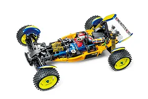 Tamiya Super Avante RC Buggy Electric 4WD 1/10 Scale Kit - Yellow/Blue image 110181