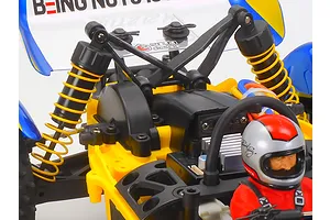 Tamiya Super Avante RC Buggy Electric 4WD 1/10 Scale Kit - Yellow/Blue image 110183