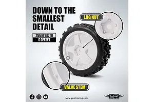 Yeah Racing 1/10 Mitsubishi Lancer EVO IV Painted Body Shell with Rims - Rally Catalunya 1997 #1 image 110229