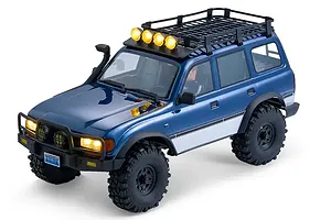 FMS Toyota Land Cruiser 80 Pro RC Rock Crawler Electric Brushless 4WD 1/10 Scale RTR - Blue image 110313
