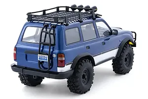 FMS Toyota Land Cruiser 80 Pro RC Rock Crawler Electric Brushless 4WD 1/10 Scale RTR - Blue image 110314