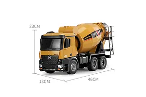 Huina Cement Mixer Truck RC Construction Vehicle Electric 4WD 1/14 Scale RTR image 110336