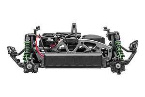 HPI Savage XS Flux Vaughn Gittin Jr Signature Edition RC Monster Truck Electric Brushless 4WD 1/12 Scale RTR - Silver/Green image 110531