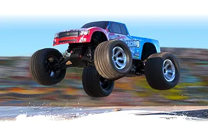 HPI Jumpshot MT V2.0 RC Monster Truck Electric 2WD 1/10 Scale RTR - Blue/Red image 110564