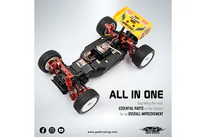 Yeah Racing Aluminium Essential Conversion Kit - Red image 110711