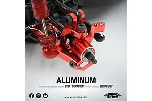 Yeah Racing Aluminium Essential Conversion Kit - Red image 110712