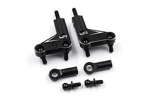 Yeah Racing Aluminium Front Upper Suspension Arms 2Pcs - Black
