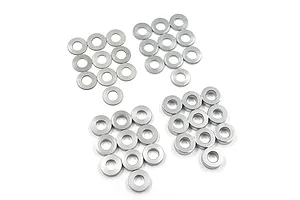 Yeah Racing Aluminium 4x8mm Washer Set (0.5mm, 1.0mm, 2.0mm, 3.0mm) 40Pcs - Silver image 110742