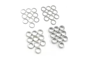 Yeah Racing Aluminium 5x7mm Washer Set (0.5mm, 1.0mm, 2.0mm, 3.0mm) 40Pcs - Silver image 110745