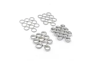 Yeah Racing Aluminium 5x7mm Washer Set (0.5mm, 1.0mm, 2.0mm, 3.0mm) 40Pcs - Silver image 110746