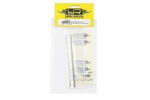 Yeah Racing 5/64 inch hex driver replacement tips in original yellow and clear plastic retail packaging with included decal sheet.