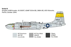 Italeri 1/72 A-26B Invader Bomber Scaled Plastic Model Kit image 110776