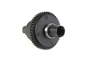 A Rovan complete differential assembly for RC cars, featuring a black gear and metal drive cup against a white background.