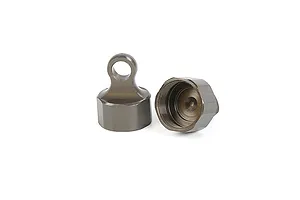 Rovan Aluminium Shock Caps 2Pcs - Gunmetal image 111012