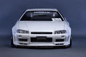 Pandora RC 1/10 Nissan Skyline R34 GT-R V-Spec II Unpainted Body Shell image 11105