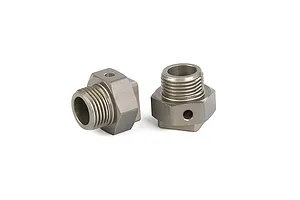 Rovan Aluminium Wheel Hexes 2Pcs - Gunmetal image 111071