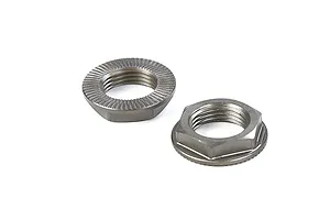 Rovan Aluminium 24mm Flanged Serrated Wheel Nuts 2Pcs - Gunmetal image 111074