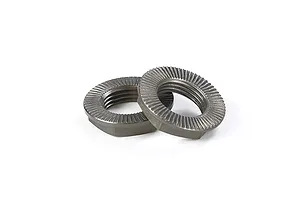 Rovan Aluminium 24mm Flanged Serrated Wheel Nuts 2Pcs - Gunmetal image 111077