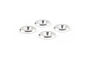 Rovan Aluminium 6x15x3mm Countersunk Engine Washers 4Pcs - Silver image 111233