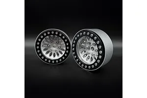 Reefs RC 1.9" Aluminium Shield Deep Dish Beadlock Rims 2Pcs image 111438