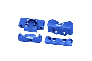 GPM Aluminium Front Bulkhead and Rear Suspension Pin Mounts 2Pcs - Blue image 111484