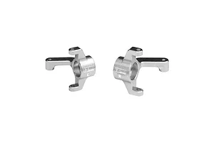 GPM Aluminium Front Steering Hubs 2Pcs - Silver