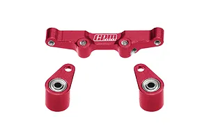 GPM Aluminium Steering Bell Crank/Drag Link Assembly - Red image 111526