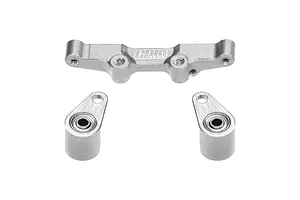 GPM Aluminium Steering Bell Crank/Drag Link Assembly - Silver image 111527