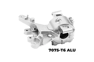 GPM Racing Aluminium Front Upper and Lower Bulkhead - Silver image 111555