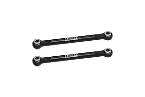 GPM Aluminium Front Steering Linkages 2Pcs - Black