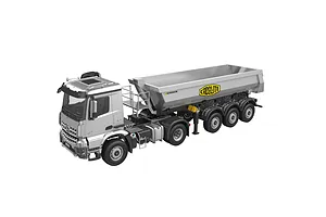 Kabolite K5801 RC Truck Electric 4WD 1/14 Scale RTR with Electric Axle Tipper Trailer - Silver image 111679